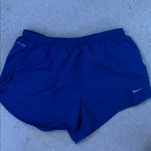 Blue Nike Running Shorts